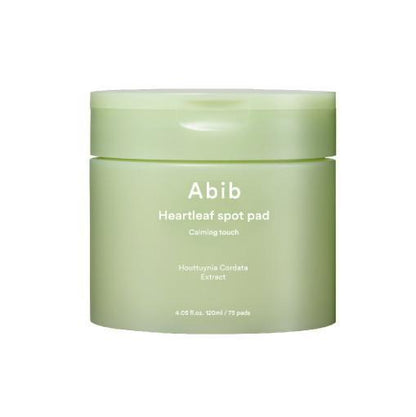 Abib Heartleaf Spot Pad Apaisant 80 Feuilles (150ml) 