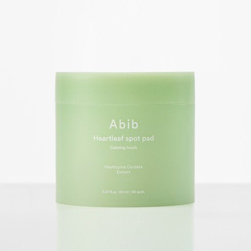 Abib Heartleaf Spot Pad Apaisant 80 Feuilles (150ml)
