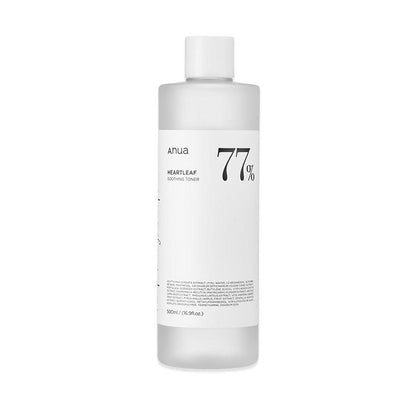 Anua HEARTLEAF 77% SOOTHING TONER 500ml-Joli teint 
