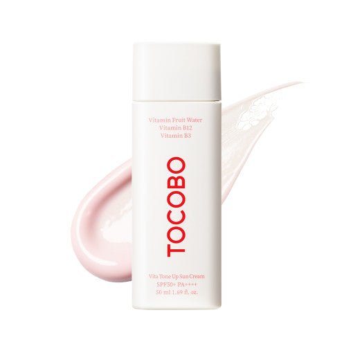 Crème Solaire TOCOBO VITA TONE UP SPF50+ PA++++ 50ml - Éclat et Protection-Joli teint 