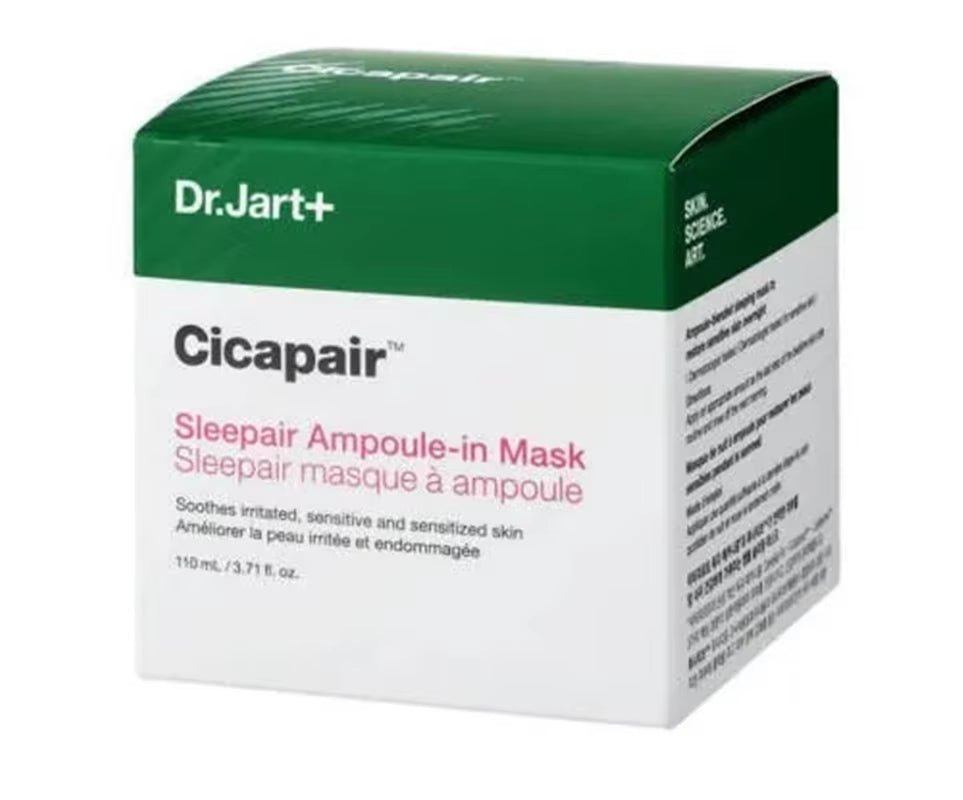 Dr. JART+ Cicapair Sleepair Ampoule-In Mask 110 ml Essence hydratante pour le visage Soin de la peau anti-rides et éclaircissant Cosmétiques coréens-Joli teint 