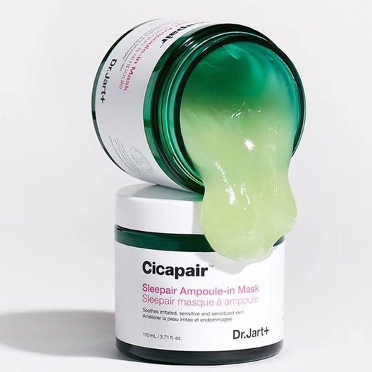 Dr. JART+ Cicapair Sleepair Ampoule-In Mask 110 ml Essence hydratante pour le visage Soin de la peau anti-rides et éclaircissant Cosmétiques coréens-Joli teint 