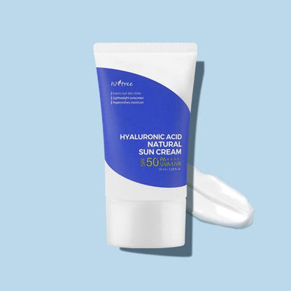 Isntree Hyaluronic Acid Natural Suncream SPF50+PA++++ 50ml-Joli teint 