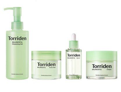 Set de soins Torriden Balanceful Cica : Équilibre et douceur-Joli teint 